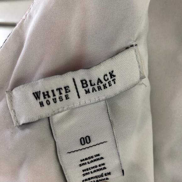 White House Black Market Floral Dress Size 00 - Picture 4 of 6